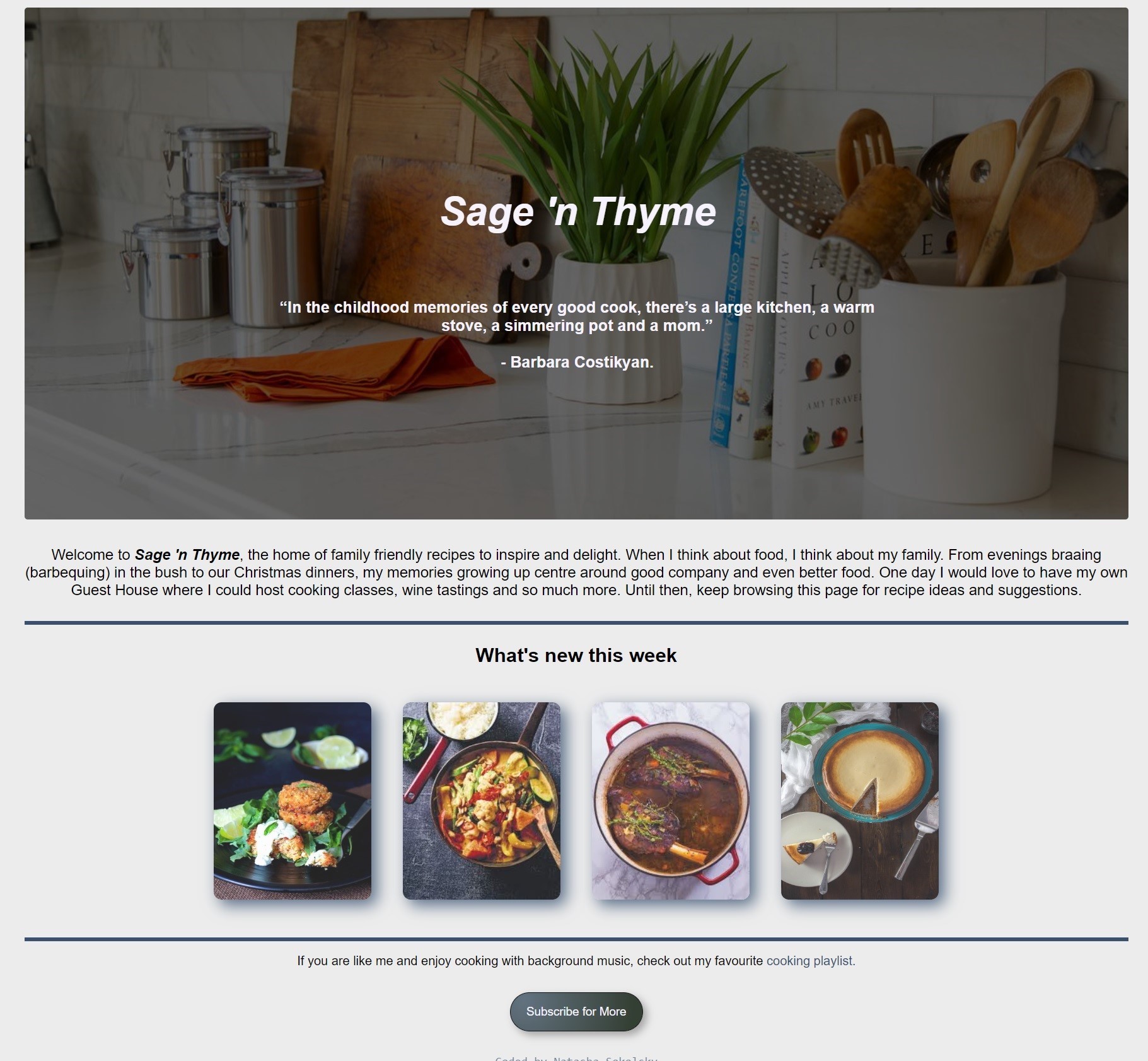 Recipe Website