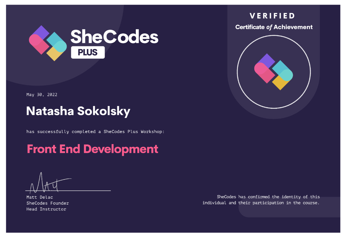 SheCodes Plus